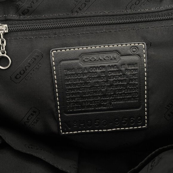 Coach Legacy Backpack 9569 Black Leather - Picture 7 of 7